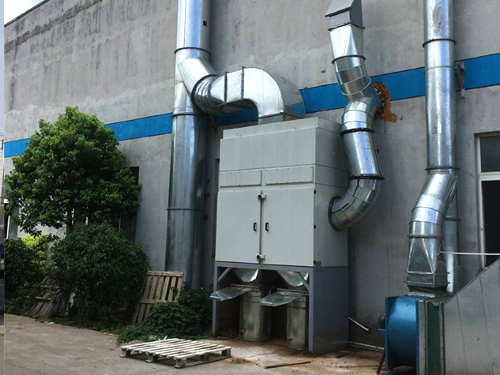 木工<strong>打磨車間除塵器</strong>生產(chǎn)流程圖